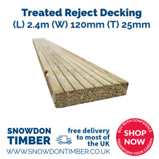 Treated reject decking for sale  BANGOR