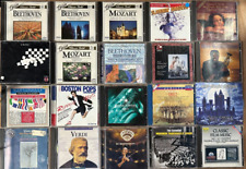 Pacote com 20 CDs sinfônicos banda clássica Beethoven Mozart e várias orquestra comprar usado  Enviando para Brazil