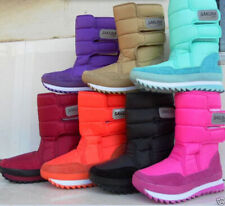 Botas de neve femininas pop inverno sapatos quentes ao ar livre meninos impermeáveis botas no meio da panturrilha comprar usado  Enviando para Brazil