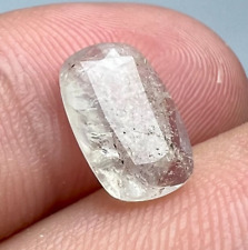 Rare White Pollucite Cut Gemstone @Kunar, 1.2 CT, used for sale  Shipping to South Africa