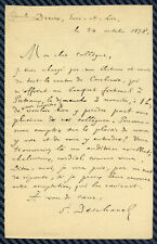 Lettre autographe signée d'occasion  Pont-de-Vaux