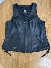 woman leather vest s for sale  Milwaukee