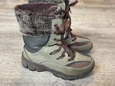 Used, Skechers Bravos Cabin Finder Womens Size 6 Winter Snow Boots Brown 11631 for sale  Shipping to South Africa