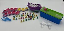 Blip Toys Squinkies Zinkies Lot of 34 Mini 0.5”Figures Plane Train Tweezers Etc for sale  Shipping to South Africa