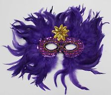 Feather masquerade mask for sale  Shipping to Ireland