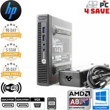 Mini computador desktop HP 10 núcleos CPU / 16GB Ram / 240GB SSD WiFi 705 G2 Win 10, usado comprar usado  Enviando para Brazil