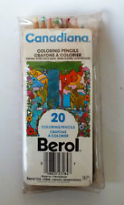 JUEGO DE 20 (19) - LÁPICES DE COLORES BEROL CANADIANA VINTAGE AÑOS 80 segunda mano  Embacar hacia Argentina