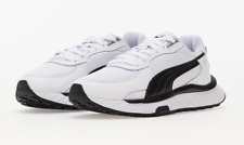 Puma Mens Wild Rider Route Trainers / White Black / RRP £90 for sale  Shipping to South Africa