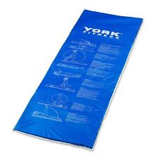 Used, York Padded Exercise Mat 20mm Extra Thick Fitness Yoga Pilates Gym Workout for sale  Shipping to South Africa