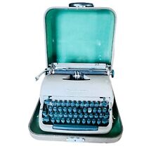 Máquina de escribir manual Remington Quiet-Riter pestaña milagrosa de colección - teclas verdes en estuche segunda mano  Embacar hacia Argentina