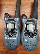 Used, 2 Motorola Talkabout T5600 Walkie Talkies 2 Way Radios + Charging Station for sale  Shipping to South Africa
