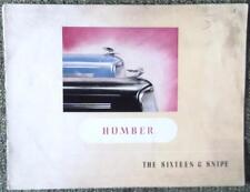 Humber sixteen snipe for sale  LEICESTER
