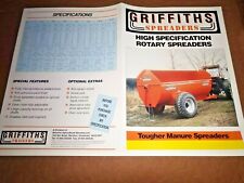 Griffiths rotary spreaders for sale  THORNTON-CLEVELEYS