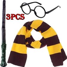 Varinha, cachecol, festa cosplay Halloween emoldurada 3 peças Harry Potter comprar usado  Enviando para Brazil