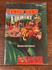 Donkey Kong Country SNES Super Nintendo somente manual de instruções comprar usado  Enviando para Brazil