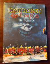 Rock in Rio - IRON MAIDEN (DVD, 2002, Columbia, conjunto de 2 discos) concerto ao vivo comprar usado  Enviando para Brazil
