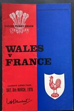 1976 wales programme for sale  CARDIFF