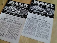 1965 wembley lions for sale  HULL