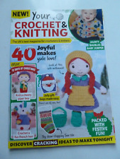 Crochet knitting magazine for sale  UK