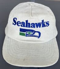 Vintage Seattle Seahawks Corduroy SnapBack Hat Cap NFL for sale  Shipping to South Africa