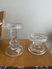 Clear glass pedestal for sale  Lincolnshire