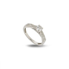 Diamond Ring Palladium Engagement Ring 0.50ct - Size I - Resizable for sale  LONDON