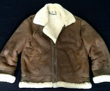 Large shearling aviator for sale  WHITLAND