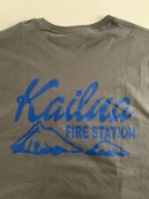 Usado, Camiseta Masculina Engine Ladder 18 Kailua Hawaii Fire Station HFD Cinza Extra Grande (KH62) comprar usado  Enviando para Brazil