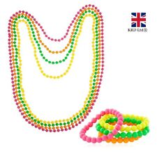 Neon beads necklace for sale  UXBRIDGE