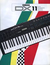 Usado, Sintetizador YAMAHA DX11 - BROCHURA original de 4 páginas do final dos anos 1980 comprar usado  Enviando para Brazil