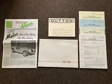 Dutton phaeton melos for sale  BEDFORD