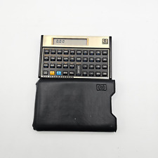 Usado, Calculadora financeira Hewlett-Packard HP-12C marrom dourado com manga testada funciona comprar usado  Enviando para Brazil