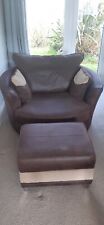 Swivel cuddle chair for sale  LEEDS