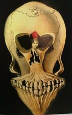 Grabado - Salvador Dalí Gothic Skull (Painting Picture Poster Goth Art) segunda mano  Embacar hacia Argentina