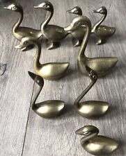 Family brass geese for sale  Shipping to Ireland