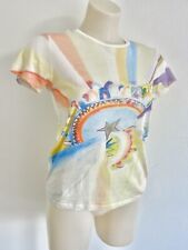 Camiseta infantil STELLA MCCARTNEY TAMANHO 14+ ANOS algodão aquarela branca macia comprar usado  Enviando para Brazil