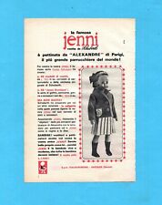 TOP965-PUBBLICITA'/ADVERTISING PAGE-1965- ITALOCREMONA - BAMBOLA JENNI usato  Milano