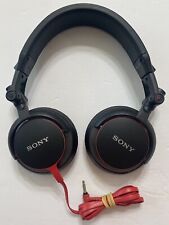 Sony MDR-V55 Auriculares DJ Plegables con Cable Sobre la Oreja Negros y Rojos Probados segunda mano  Embacar hacia Argentina