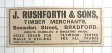 1939 rushforth sons for sale  BISHOP AUCKLAND