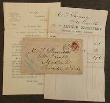 1894 cover letter for sale  UK