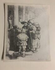 Rembrandt beggars receiving for sale  Somerville