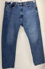 Jeans masculino Levi’s 505 36x30 azul denim perna reta ajuste regular vintage anos 90’ comprar usado  Enviando para Brazil