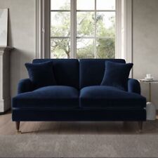 navy blue 2 seater sofa for sale  AMERSHAM