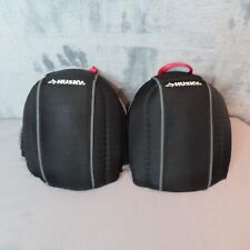 HUSKY Knee Pads Fabric Cap Foam Non Marring Adjustable Strap Black for sale  Shipping to South Africa