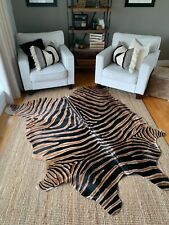 Zebra cowhide rug for sale  Champlain