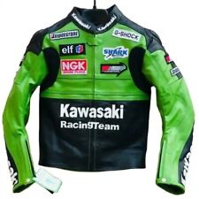Jaqueta de corrida masculina Kawasaki couro ninja couro bovino couro vintage comprar usado  Enviando para Brazil