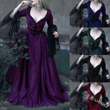 Vestido longo 2021 Forest Fairy medieval fantasia de Halloween gola V  comprar usado  Enviando para Brazil