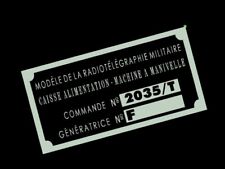 Label plaque plaquette d'occasion  Saint-Macaire