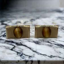 Cufflinks rectangle gold for sale  Herriman