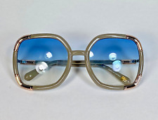 Gafas de sol modernas alrededor de 2013 DVF Diane Von Furstenberg muestra rara lentes grandes segunda mano  Embacar hacia Argentina